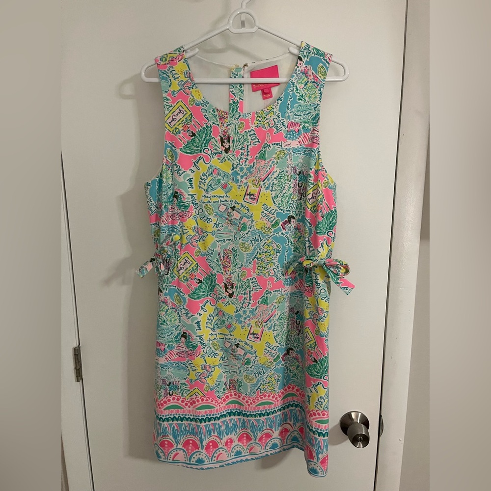 NWT Lilly Pulitzer Pop Up in the Beginning Engineered Dress, size 12